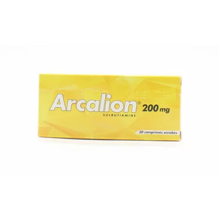 Arcalion Sulbutiamine 200mg 30 comprimés sécables - Univers Pharmacie