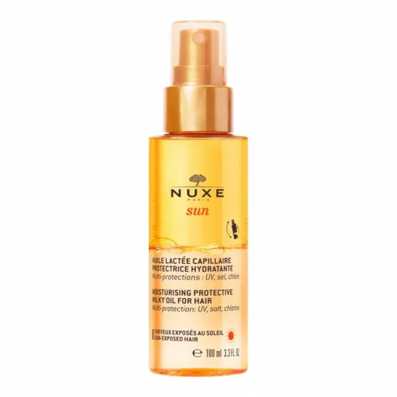 Nuxe Sun Huile Lactée Capillaire 100ml - Univers Pharmacie