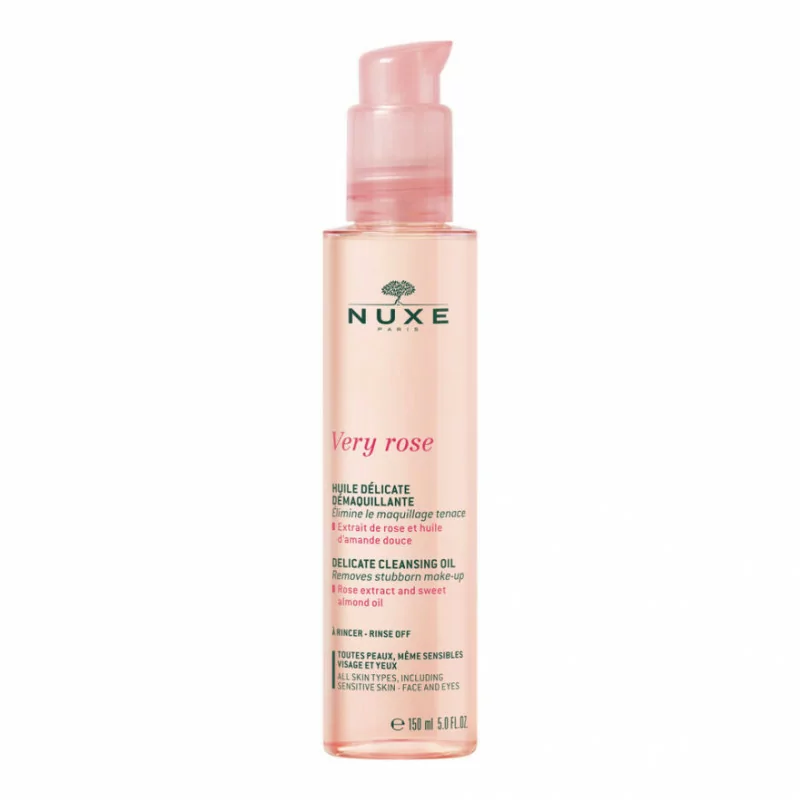 Nuxe Very Rose Huile Délicate Démaquillante 150ml - Univers Pharmacie