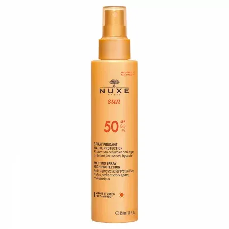 Nuxe Sun Spray Fondant Haute Protection SPF50 150ml - Univers Pharmacie