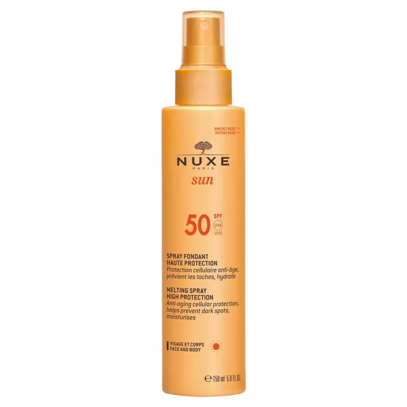 Nuxe Sun Spray Fondant Haute Protection SPF50 150ml - Univers Pharmacie