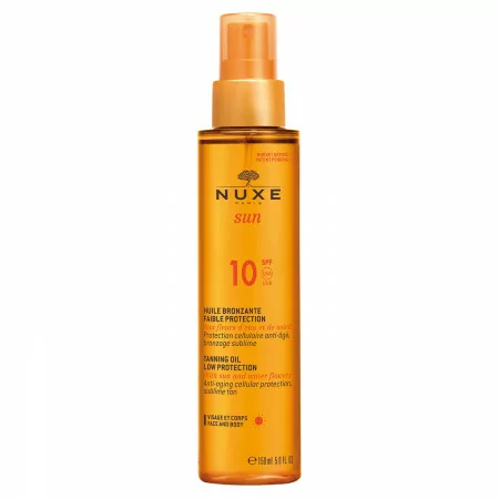 Nuxe Sun Huile Bronzante Faible Protection 150ml - Univers Pharmacie