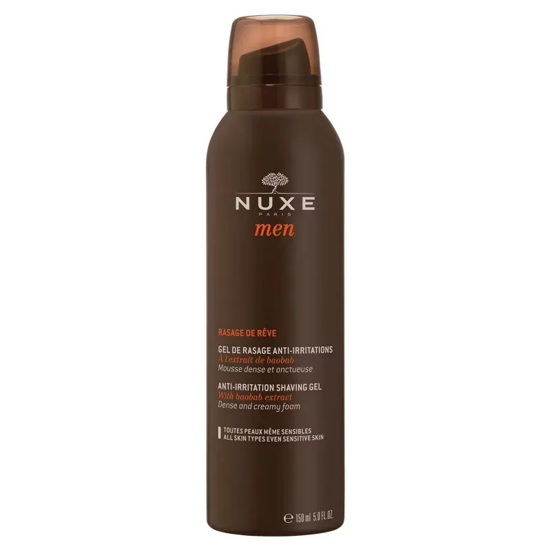 Nuxe Men Gel de Rasage Anti-irritations 150ml - Univers Pharmacie