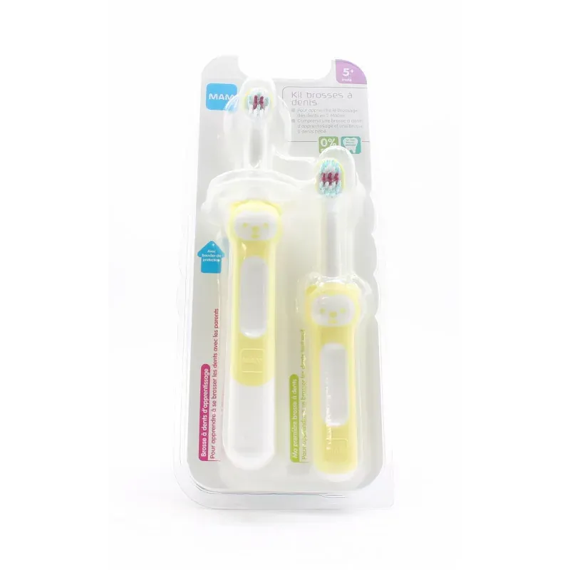 MAM Kit Brosses à Dents +5mois - Univers Pharmacie