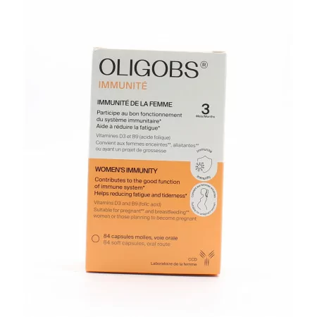 Oligobs Immunité 84 capsules molles - Univers Pharmacie