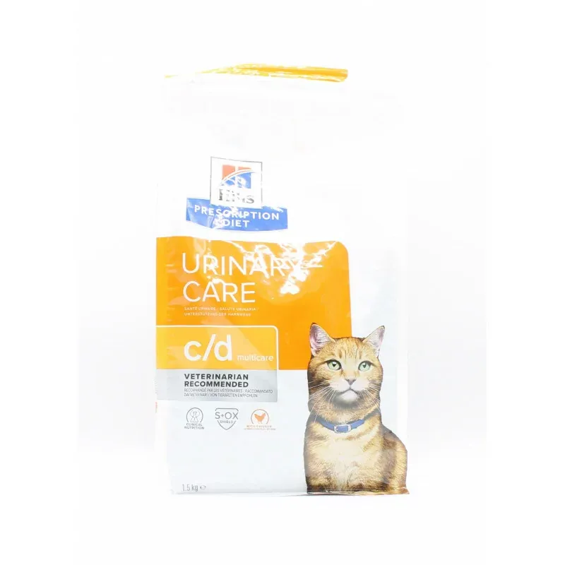 Hill's Prescription Diet Croquettes Urinary Care c/d Multicare Poulet 1,5kg