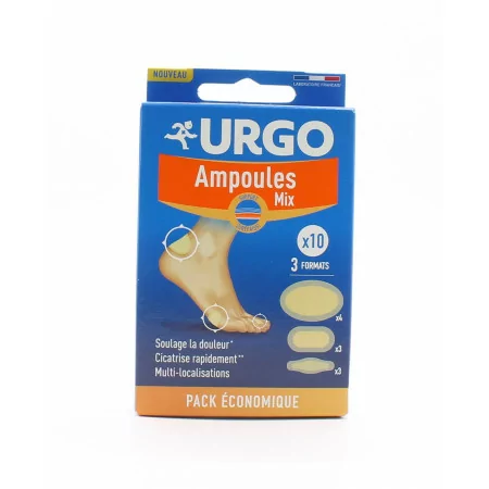 Urgo Ampoules Mix Pansements 3 formats - Univers Pharmacie