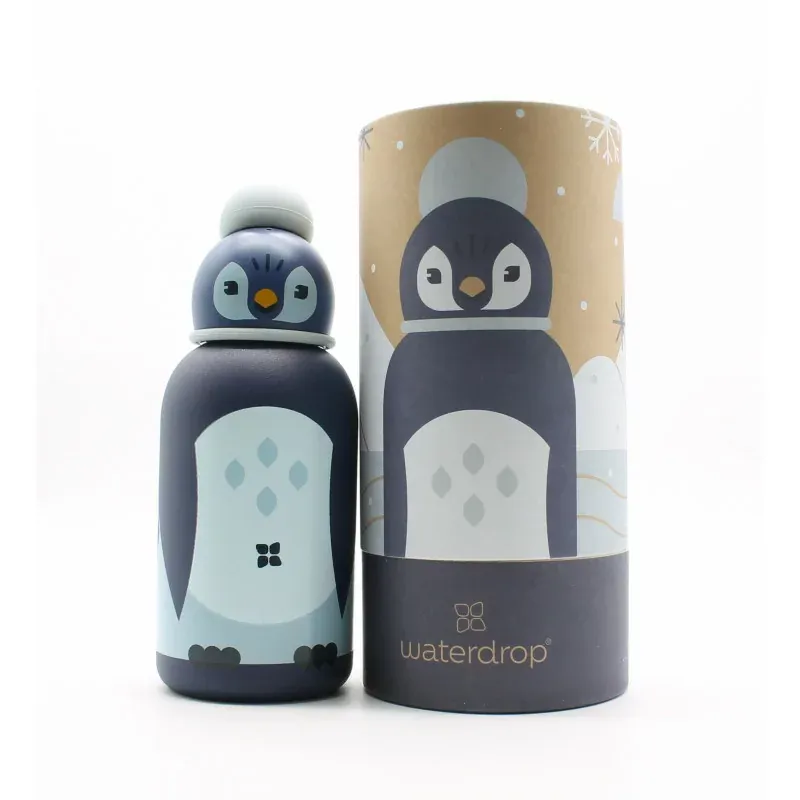 Waterdrop Gourde Enfant Inox Manchot Pico 400ml