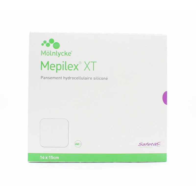 Mepilex Pansements XT 14X15cm 16 pièces