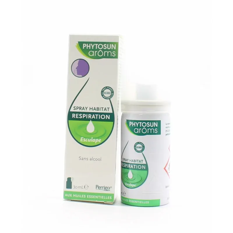Phytosun Arôms Spray Habitat Respiration Esculape 30ml Phytosun Arôms Spray Habitat Respiration Esculape 30ml
