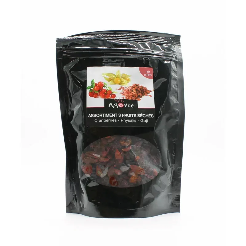 Agovie Assortiment 3 Fruits Séchés 250g - Univers Pharmacie