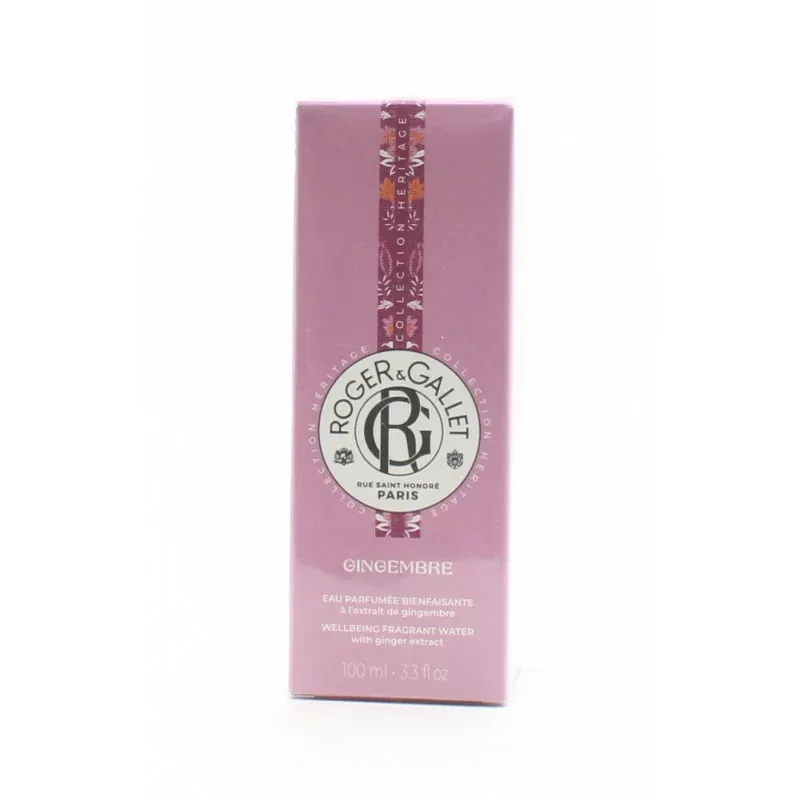 Roger & Gallet Eau Parfumée Bienfaisante Gingembre 100ml - Univers Pharmacie