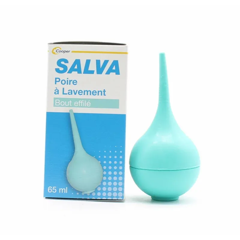 Cooper Salva Poire à Lavement Bout Effilé 65ml - Univers Pharmacie