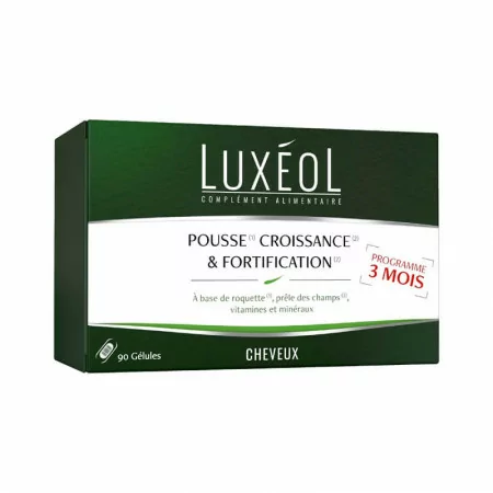 Luxéol Pousse Croissance & Fortification 90 gélules - Univers Pharmacie