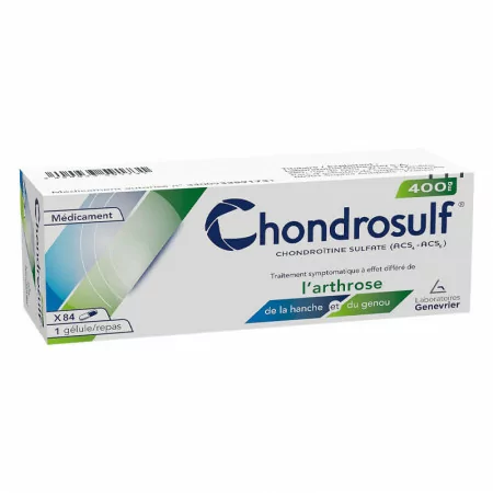 Chondrosulf 400mg 84 gélules - Univers Pharmacie