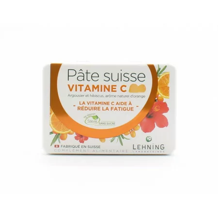 Lehning Pâte Suisse Vitamine C 40 gommes - Univers Pharmacie