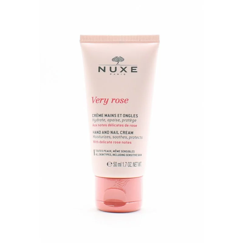 Nuxe Very Rose Crème Mains et Ongles 50ml - Univers Pharmacie