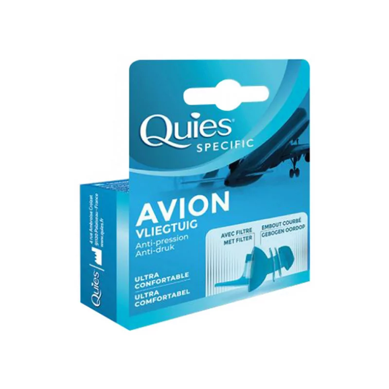 Quies Specific Protection Auditive Avion Adulte Anti-pression - Univers Pharmacie