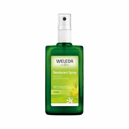Weleda Déodorant Spray Citrus 24h Bio 100ml - Univers Pharmacie