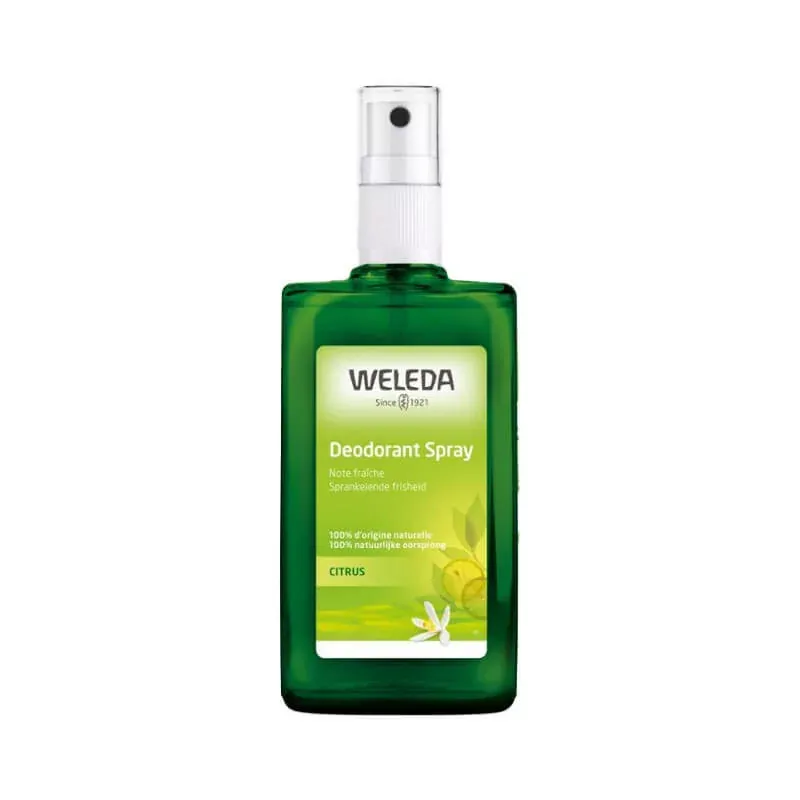Weleda Déodorant Spray Citrus 24h Bio 100ml - Univers Pharmacie
