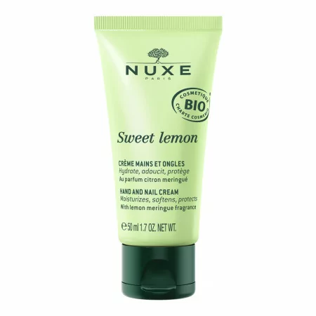 Nuxe Sweet Lemon Crème Mains et Ongles Bio 50ml - Univers Pharmacie