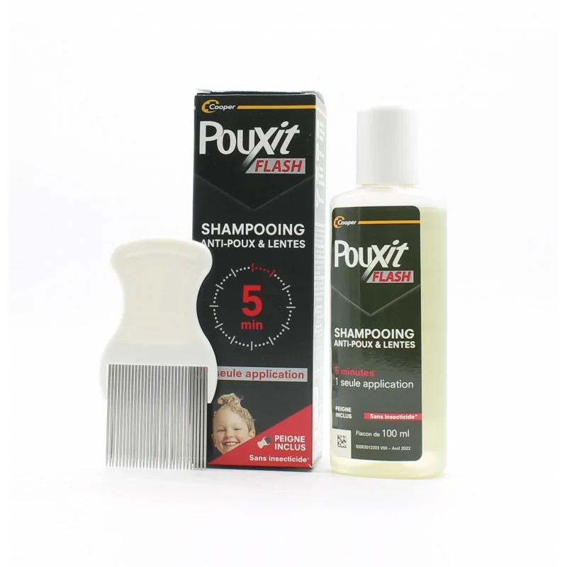 Pouxit Flash Shampooing Anti-poux & Lentes 100ml