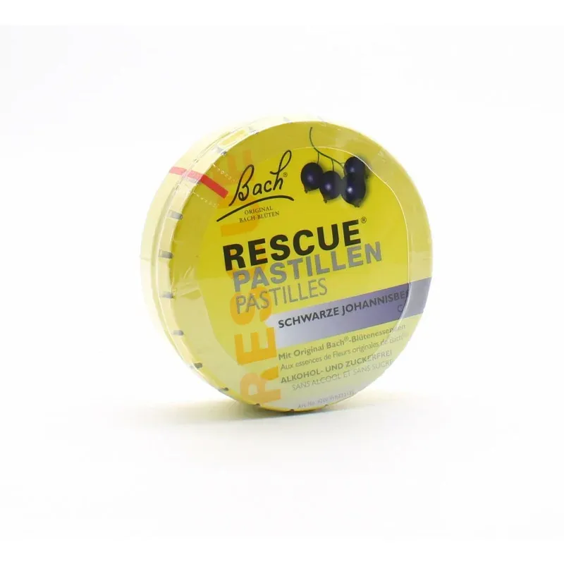 Rescue Pastilles Cassis Fleurs de Bach 50g - Univers Pharmacie