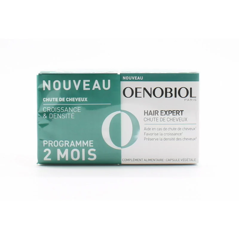 Oenobiol Hair Expert Chute de Cheveux 2X60 capsules - Univers Pharmacie