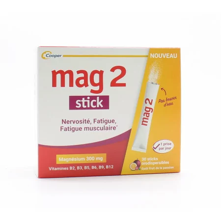Mag 2 Stick 30 sticks orodispersibles - Univers Pharmacie