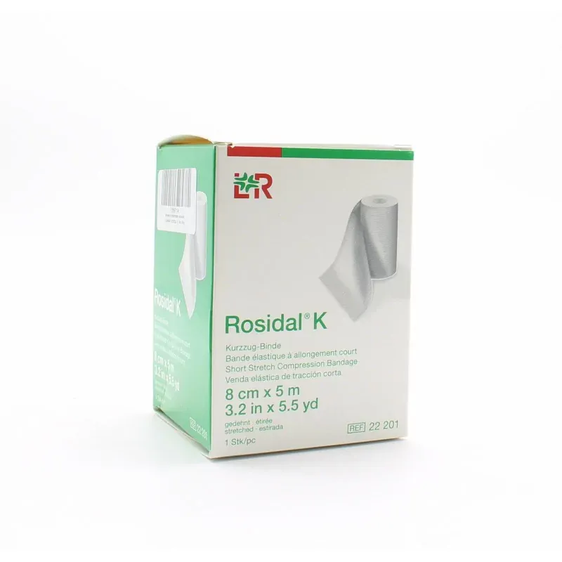 Rosidal K Bande Elastique à Allongement Court 8cmX5m