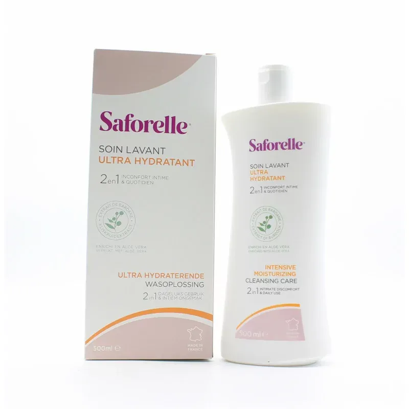 Saforelle Soin Lavant Ultra Hydratant 500ml - Univers Pharmacie Saforelle Soin Lavant Ultra Hydratant 500ml - Univers Pharmacie