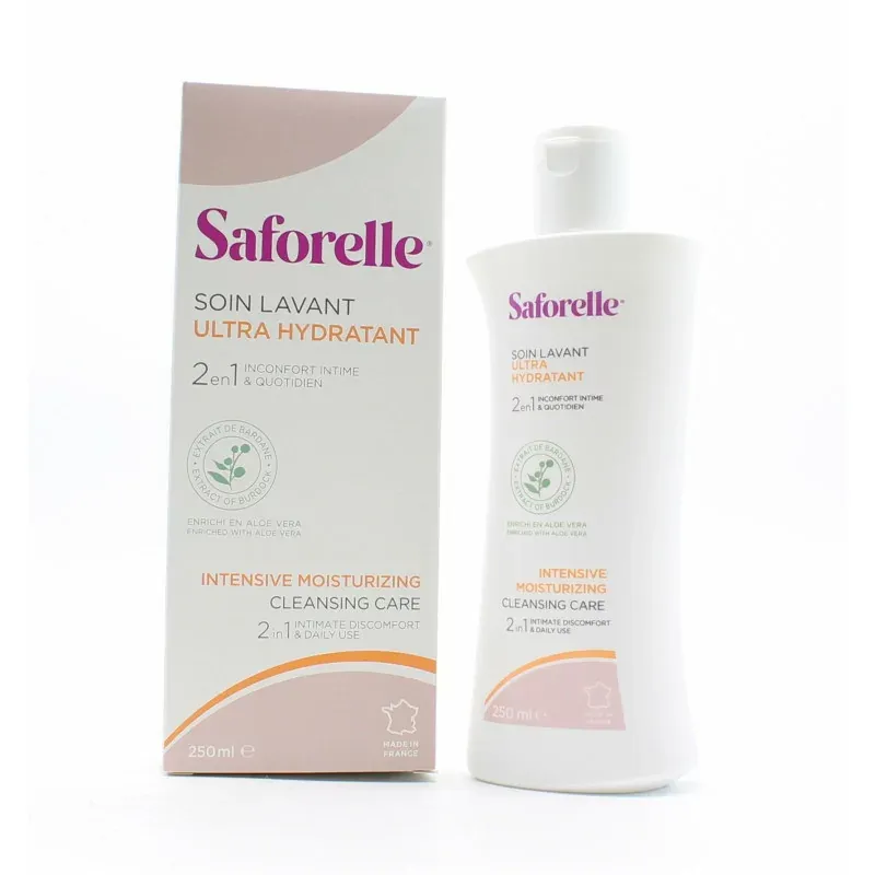 Saforelle Soin Lavant Ultra Hydratant 250ml - Univers Pharmacie