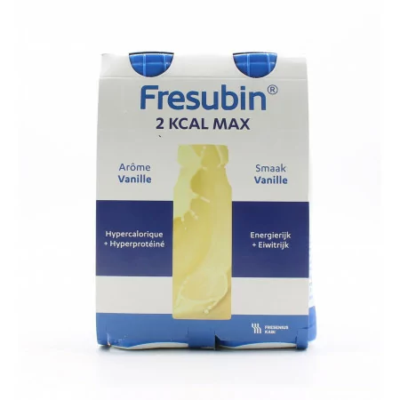Fresubin 2kcal Max Arôme Vanille 4X300ml - Univers Pharmacie