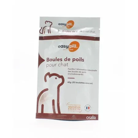 Easypill Boules de Poils Chat 40g
