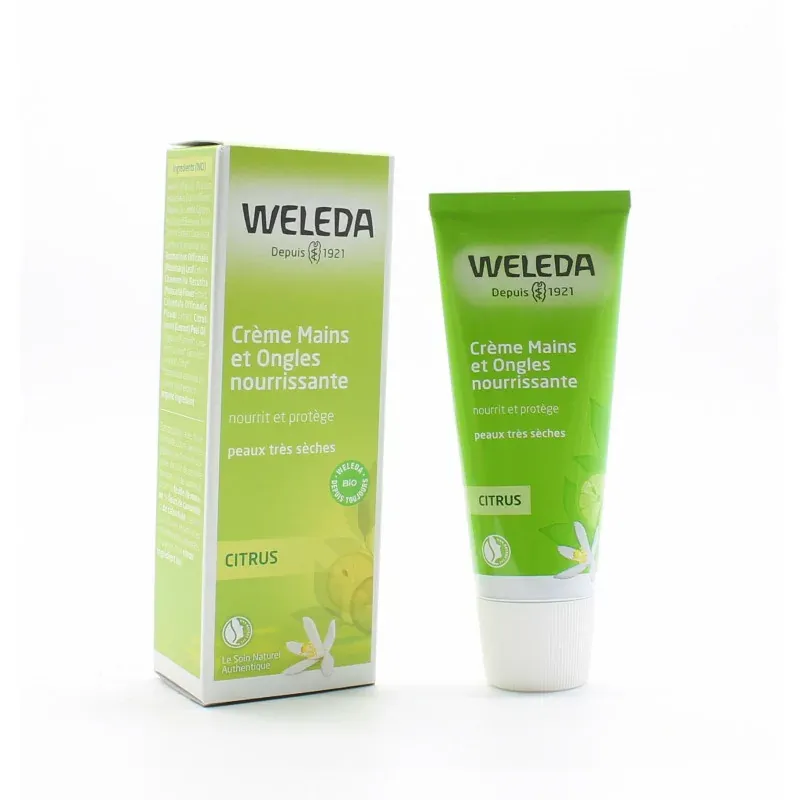 Weleda Crème Mains et Ongles Nourrissante Citrus 50ml