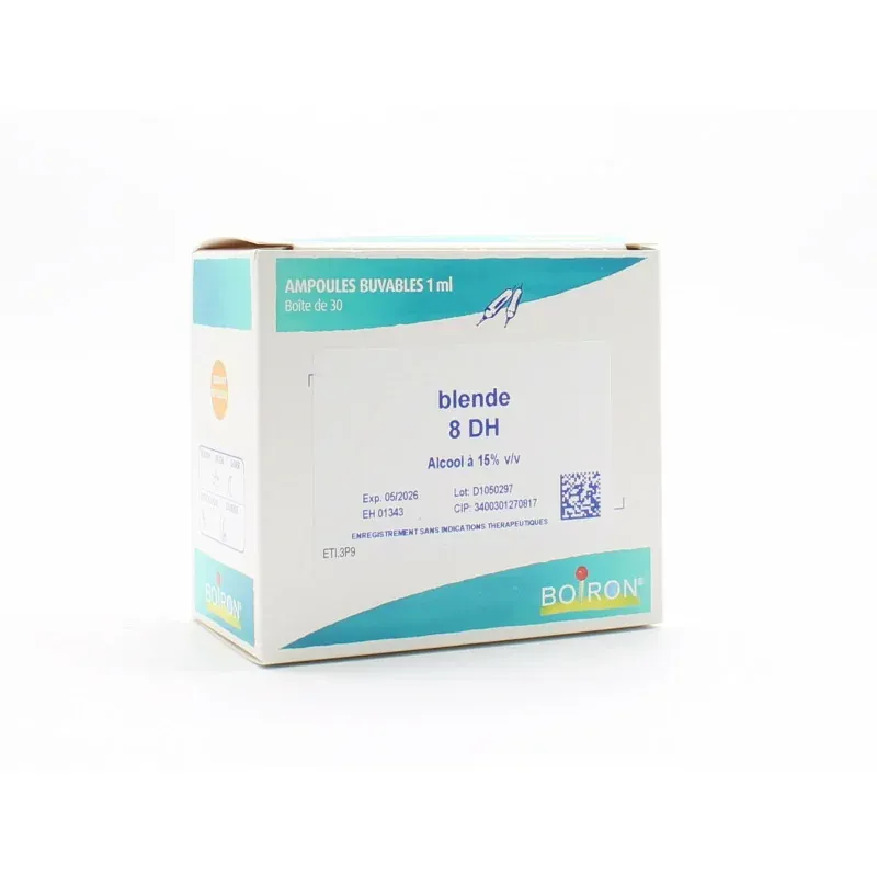 Boiron Blende 8dh 30 ampoules