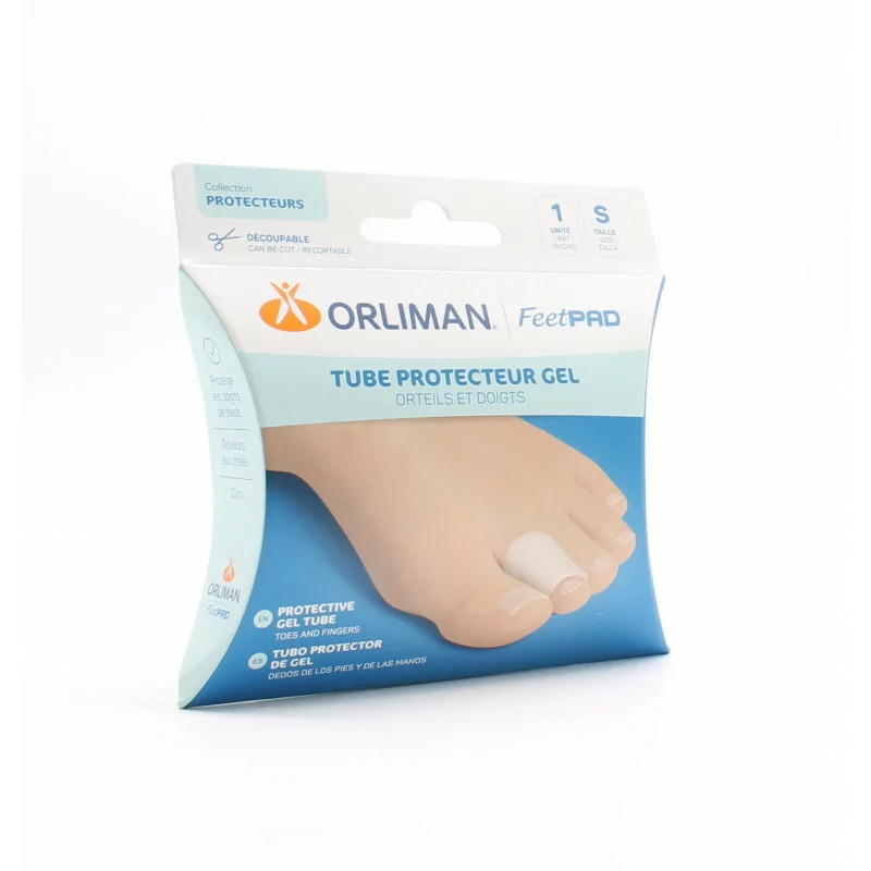 Orliman FeetPad Tube Protecteur Gel Orteils et Doigts Taille S
