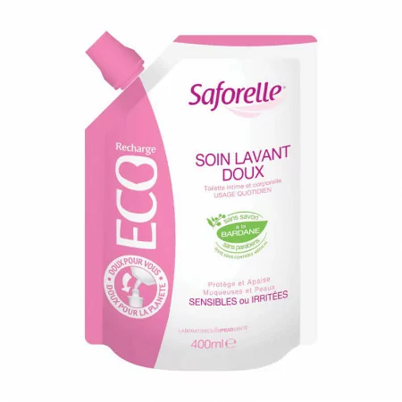 Saforelle Éco-recharge Soin Lavant Doux 400ml - Univers Pharmacie