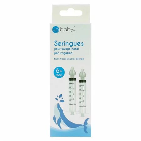 Up Baby Seringues Lavage Nasal par Irrigation 6+ mois X2 - Univers Pharmacie