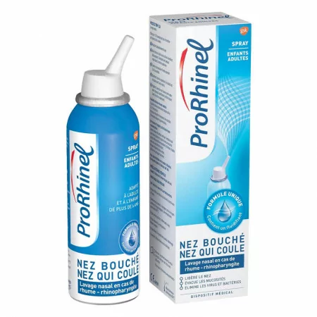 ProRhinel Spray Enfants et Adultes 100ml - Univers Pharmacie