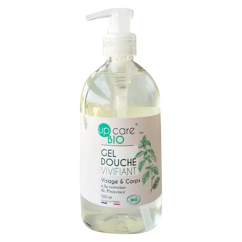 Up Care Bio Gel Douche Vivifiant Visage & Corps Verveine 500ml - Univers Pharmacie