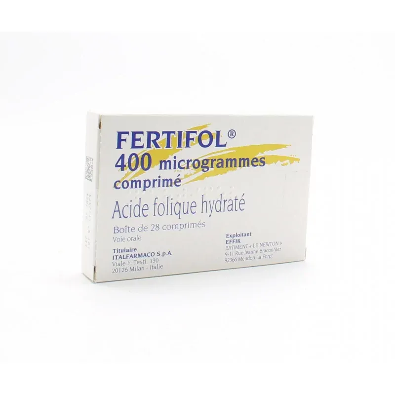 Fertifol 400 microgrammes 28 comprimés - Univers Pharmacie