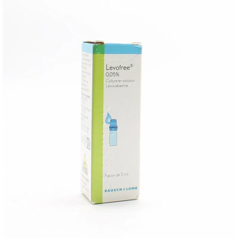 Levofree 0,05% Collyre en Solution Lévocabastine 5ml - Univers Pharmacie