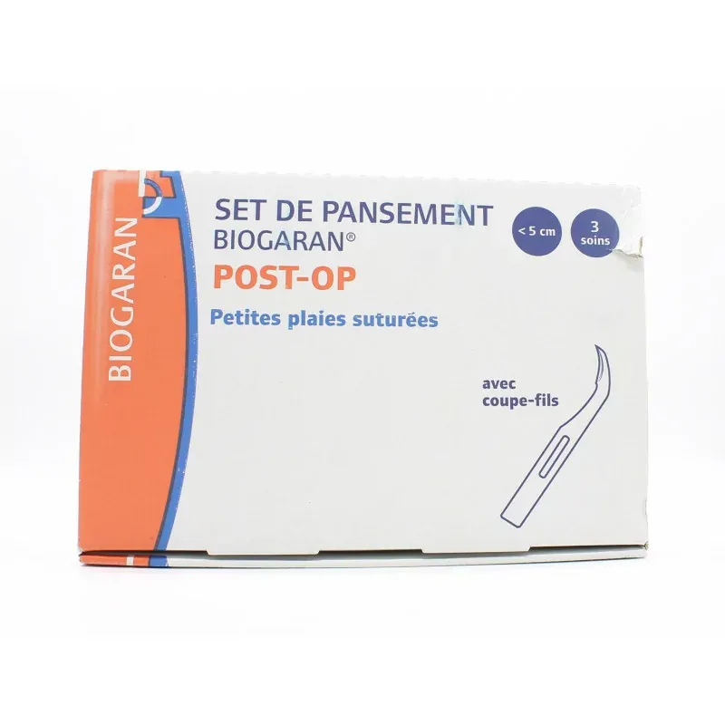 Biogaran Set de Pansement Po-op Petites Plaies Suturées - Univers Pharmacie