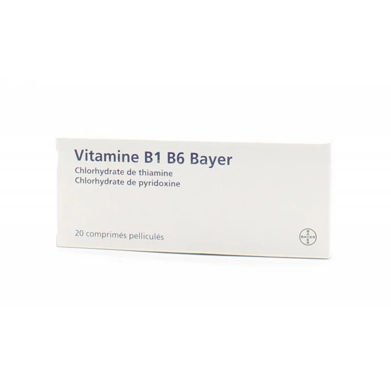 Vitamine B B6 Bayer 20 comprimés - Univers Pharmacie