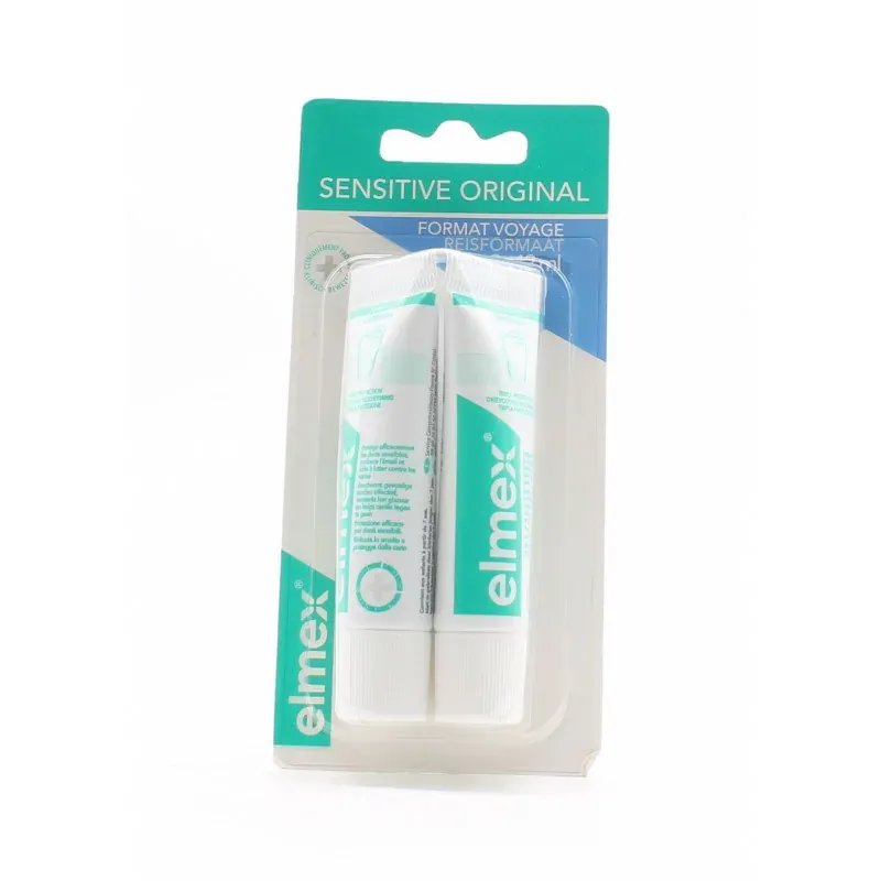 Elmex Sensitive Original Format Voyage 2X12ml