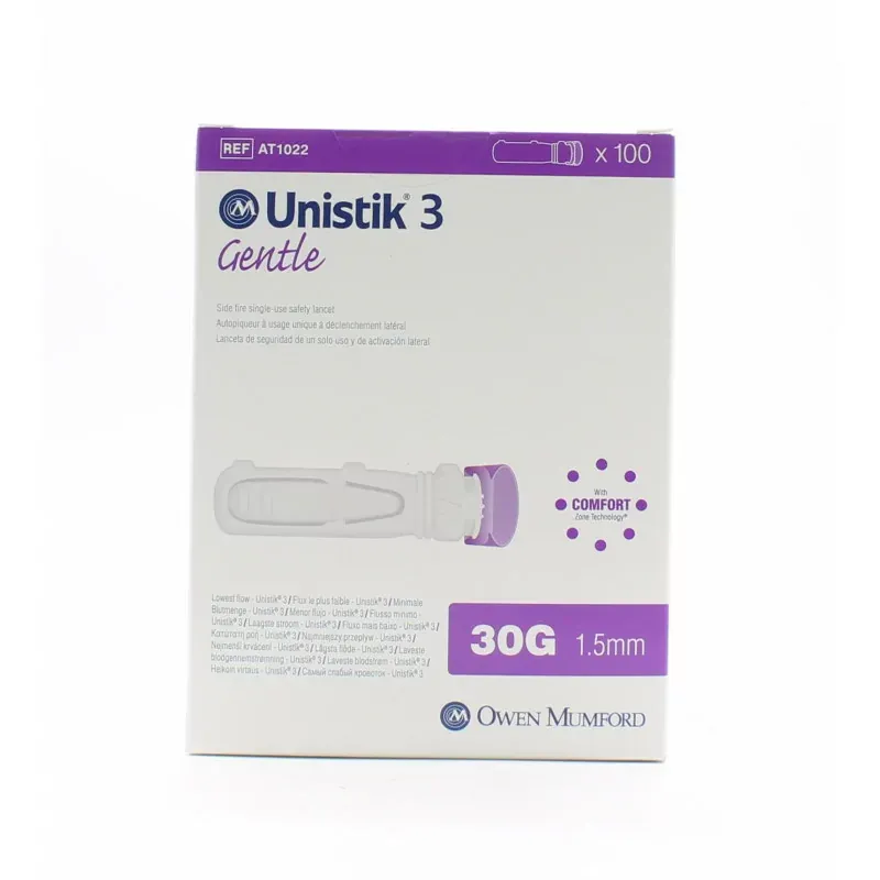 Unistik 3 Gentle 30G 1,5mm X100