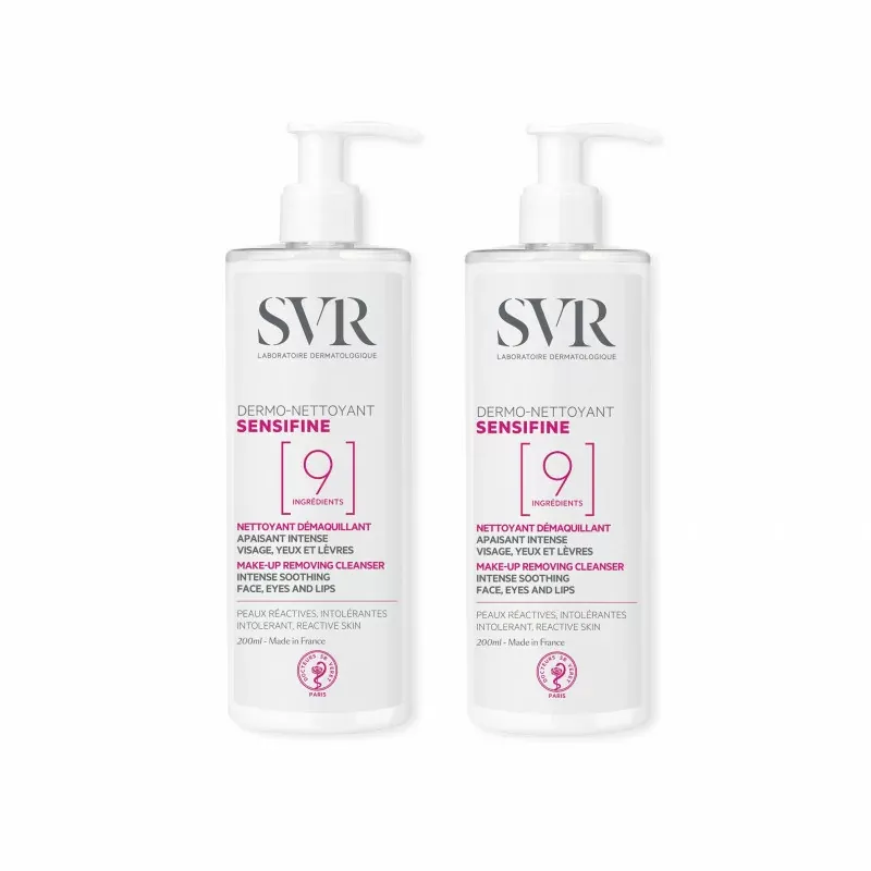 SVR Sensifine Dermo-nettoyant 2X400ml