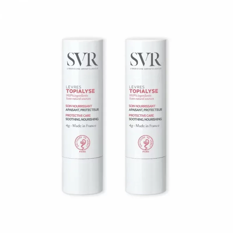 SVR Topialyse Lèvres Soin Nourrissant 2X4g