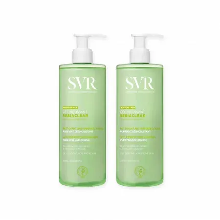 SVR Sebiaclear Gel Moussant 2X400ml